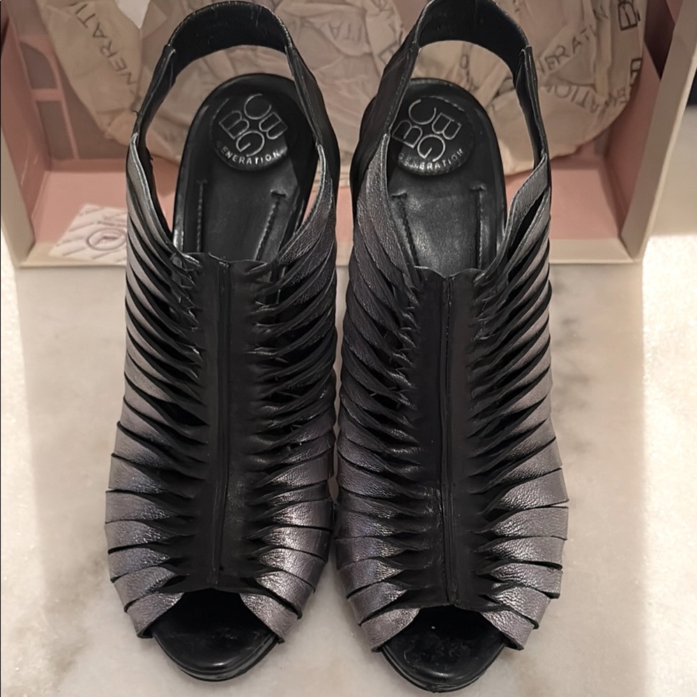 Elegant Silver High Heels